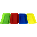 Hot sale colorful plastic container for food , reusable and microwave safety storage containers